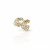 Brinco Argola Três fios Banhado em Ouro 18k