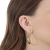 Brinco Argola Oval Elegance