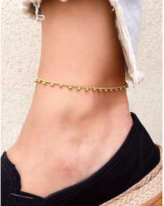 TORNOZELEIRA BOLINHAS 21 CM + 7 CM EXTENSÃO - comprar online