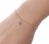 PULSEIRA INFANTIL MORANGO ZIRCONIA COLORIDA 13 CM - comprar online