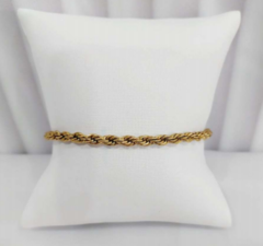 PULSEIRA CORDAO BAIANO 4 MM 17 CM + 7 EXTENSÃO COM FECHO LAGOSTA - comprar online