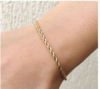 PULSEIRA CORDAO BAIANO 2,5 MM 17 CM + 7 EXTENSÃO COM FECHO LAGOSTA - comprar online