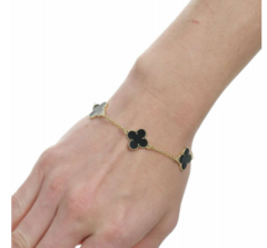 PULSEIRA 3 FLOR RESINA 1,5 CM BX ELO PORTUGUES 17 CM + 7 CM EXTENSÃO - comprar online