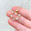 PINGENTE CORACAO 2,5CM 6 ZIRCONIA 4X4 INTERCALADO CORAÇÃO VAZADO - comprar online