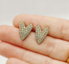 BRINCO CORACAO PUXADINHO ZIRCONIA 1,5 CM - comprar online