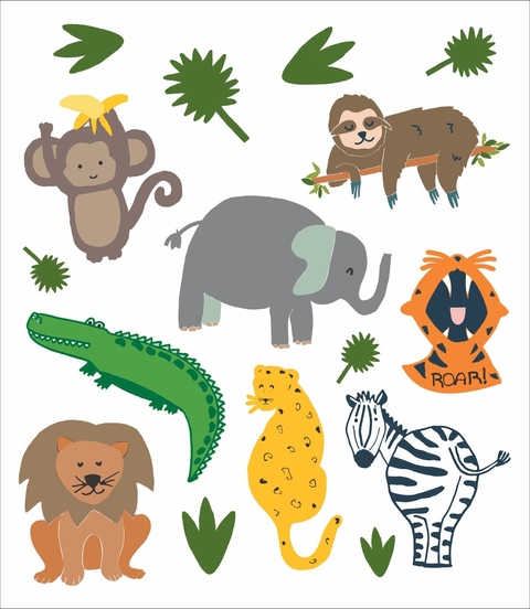 Tatufun Tatuagem Infantil Temporária Selva