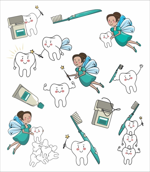 Tatufun Tatuagem Temporária Fadinha do Dente