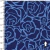 1079/468- Colchonero Estampado Rosas Azul - comprar online