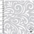 1079/480- Colchonero Estampado Arabescos Gris - comprar online