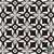1079/506- Colchonero Estampado Ornamental Negro
