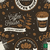 1660/388- Cuerina Estampada Café - comprar online