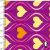 1090/1575- Microfibra Corazones Fondo Violeta (Ancho 2.40 m) - comprar online
