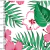 1219/581- Tropical Flores Tropicales Fondo Blanco - comprar online