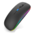 Mouse Gamer Wireless/bluetooth RGB luminoso 2.4G na internet
