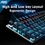 Teclado Mecânico AOC Painel de Metal RGB Luz - preto - loja online
