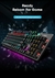 Teclado Mecânico AOC Painel de Metal RGB Luz - preto na internet