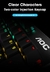 Teclado Mecânico AOC Painel de Metal RGB Luz - preto - comprar online