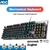 Teclado Mecânico AOC Painel de Metal RGB Luz - preto na internet