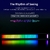 Rgb led faixa de luz música controle som captador ritmo - loja online