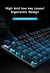 Teclado Mecânico AOC Painel de Metal RGB Luz - preto - comprar online