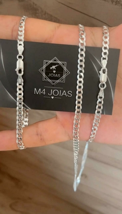 CONJUNTO MODELO GRUMET 4.5MM (CORRENTE E PULSEIRA)