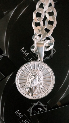 PINGENTE MEDALHA JESUS 3D (G)