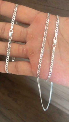CONJUNTO MODELO GRUMET 3.5MM (CORRENTE E PULSEIRA)