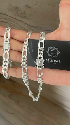 CONJUNTO MODELO 3X1 ( CORRENTE 10MM, PULSEIRA 10.5MM)