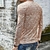 SHUJIN 2021 Men Casual T Shirts Manga Longa Estampada Tops Decote em V Slim Tees na internet