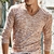 Imagem do SHUJIN 2021 Men Casual T Shirts Manga Longa Estampada Tops Decote em V Slim Tees