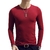 Imagem do SHUJIN 2021 Men Casual T Shirts Manga Longa Estampada Tops Decote em V Slim Tees