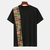 Roupas de casal Camiseta de verão feminina estampa africana camiseta étnica co - Galeriarei