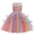 Vestido de tutu de unicórnio para meninas, vestido de festa de aniversário de na internet