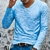 Imagem do SHUJIN 2021 Men Casual T Shirts Manga Longa Estampada Tops Decote em V Slim Tees