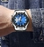 Imagem do FNGEEN Relógios Masculinos de Luxo Pulseira de Aço Inoxidável Moda Relógio d