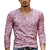 SHUJIN 2021 Men Casual T Shirts Manga Longa Estampada Tops Decote em V Slim Tees na internet