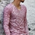 Imagem do SHUJIN 2021 Men Casual T Shirts Manga Longa Estampada Tops Decote em V Slim Tees