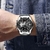 FNGEEN Relógios Masculinos de Luxo Pulseira de Aço Inoxidável Moda Relógio d - loja online