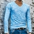 Imagem do SHUJIN 2021 Men Casual T Shirts Manga Longa Estampada Tops Decote em V Slim Tees