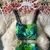 Bohemian Vacation Beach 2pcs Set Women Floral Printed Short Strapless Tops E cin - Galeriarei