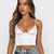 Y2K Verão alças finas Crop Tops Colete Camisola Clubwear Moda Feminina Regatas