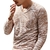 SHUJIN 2021 Men Casual T Shirts Manga Longa Estampada Tops Decote em V Slim Tees - Galeriarei