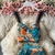 Bohemian Vacation Beach 2pcs Set Women Floral Printed Short Strapless Tops E cin - Galeriarei