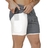 Shorts de corrida masculinos 2 em 1 shorts esportivos academias 2023 na internet