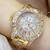 Moda Relógio Feminino com Diamante Feminino Marca de Luxo Feminino Pulseira Fem na internet