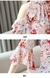 Imagem do Roupas Femininas 2022 Novas Blusas Femininas de Chiffon Floral Doce com Babados