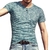 SHUJIN 2021 Men Casual T Shirts Manga Longa Estampada Tops Decote em V Slim Tees - comprar online