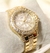 Moda Relógio Feminino com Diamante Feminino Marca de Luxo Feminino Pulseira Fem - Galeriarei