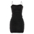 Vestido sexy preto sem alças para mulher sem costas bandagem bodycon mini vesti - comprar online