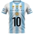 CLOOCL DIY Number Argentina Flag T-Shirt Fashion 3D Printed Sleeve Short T-Shirt - Galeriarei